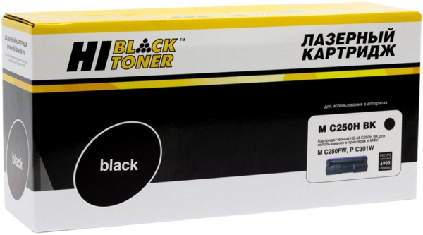 Изображение товара Картридж Hi-Black 9896924 для Ricoh MC250FW, PC301W, черный, 6 900 страниц