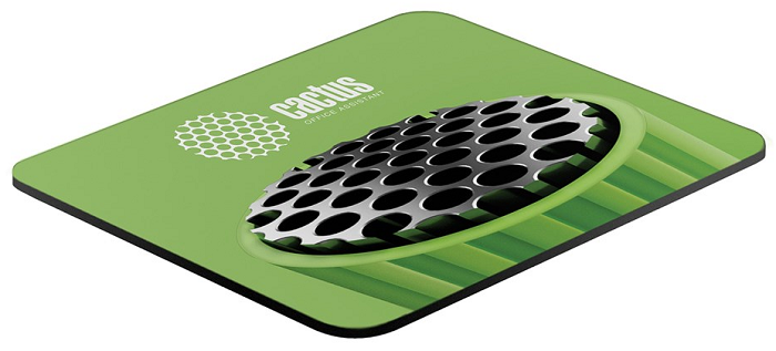 

Коврик для мыши Cactus CS-MP-C01S зеленый, 250x200x3мм, CS-MP-C01S