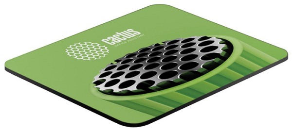 Изображение товара Коврик для мыши Cactus CS-MP-C01S зеленый 200x250 мм гладкая поверхность