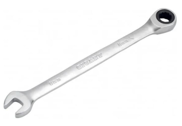 Изображение товара Ключ трещоточный комбинированный Gigant GRW8 8мм профессиональный инструмент