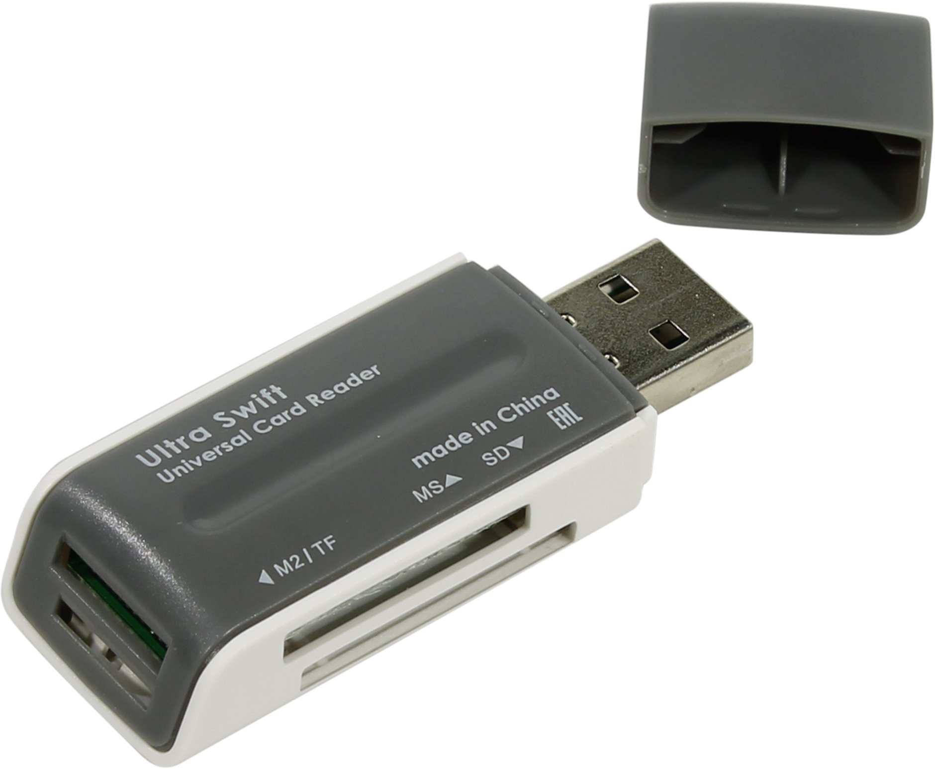 

Карт-ридер USB 2.0 Defender Ultra Swift 83260 4 слота, Ultra Swift