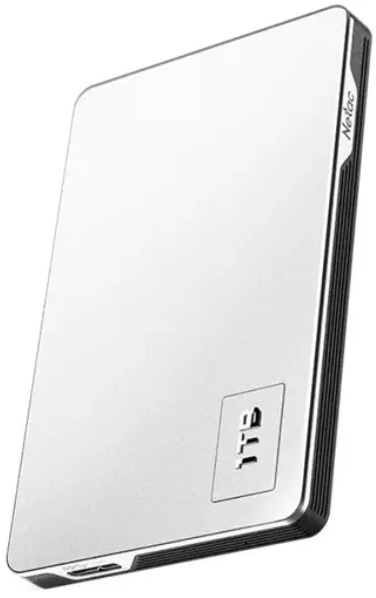 

Внешний жесткий диск 2.5'' Netac K338 1Tb, micro USB 3.0, корпус пластик/алюминий, серебристый/серый, K338