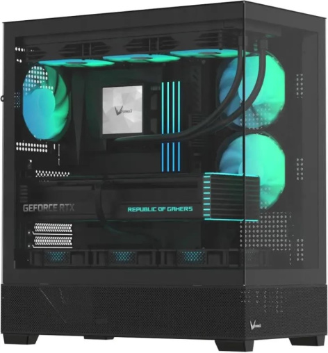 Изображение товара Корпус FORMULA CRYSTAL Z2 Mid Tower для компьютеров, поддержка ATX и Micro-ATX