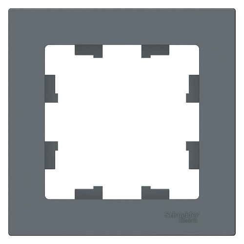 

Рамка Schneider Electric ATN000701 AtlasDesign, 1-постовая, грифель, ATN000701