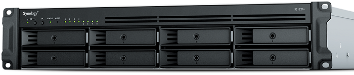 

Сетевое хранилище Synology RS1221RP+ 8x3.5"/2.5" SATA,RAID 0/1/5/6/10/JBOD, 4xGbLAN, 2xUSB3.2Gen1, 1xeSATA, 2U, 2xRPS, без HDD, RS1221RP+