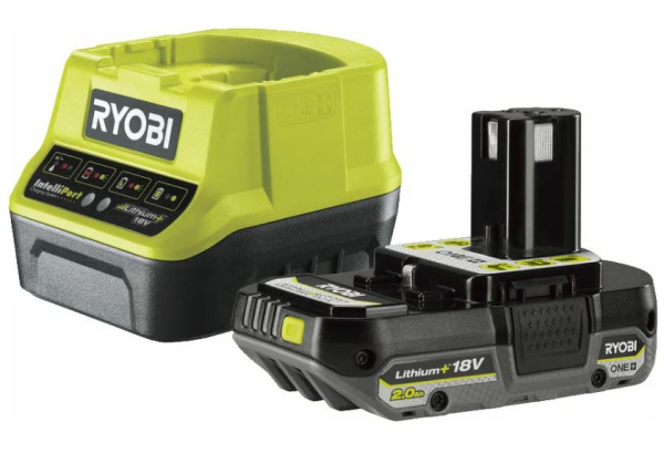 Изображение товара Набор аккумуляторов Ryobi RC18120-120C 18 В 2 А*ч с защитой