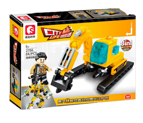 

Конструктор Sembo Block 2766 84 деталей, 2766