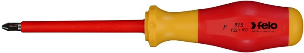 Изображение товара Отвертка Felo 91520390 диэлектрическая крестовая PZ2 для электромонтажных работ