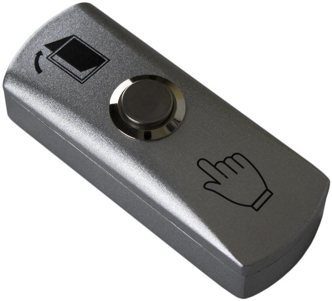 

Кнопка AccordTec AT-H805A LED выхода металлическая, с подсветкой, накладная, НО, цвет-серебро, AT-H805A LED