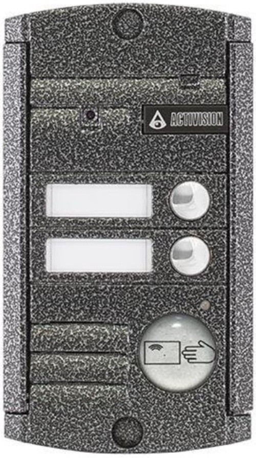 Вызывная панель Activision AVP-452 (PAL) Антик видео, накладная, 4-х проводная на 2 абонента Proxy