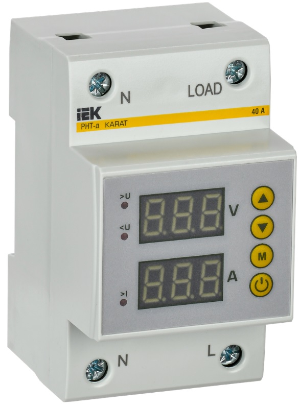 

Реле IEK IVC31-1-40 напряжения и тока РНТ-д однофазное 54мм 40А, IVC31-1-40