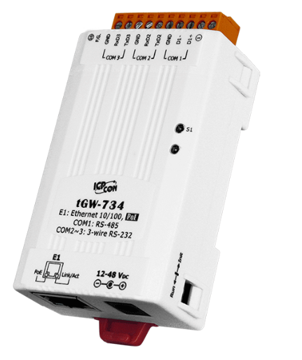 

Преобразователь ICP DAS tGW-734 Tiny Modbus/TCP to RTU/ASCII gateway with PoE and 2 RS-232 and 1 485 Ports (RoHS), tGW-734
