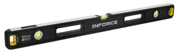Изображение товара Профессиональный пузырьковый уровень Inforce 06-11-057 800 мм для строительных работ
