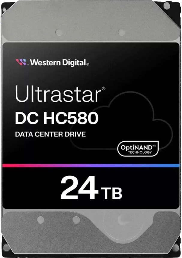 

Жесткий диск 24TB SAS 12Gb/s Western Digital Ultrastar WUH722624AL5204 7200rpm, Ultrastar