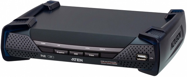 

Удлинитель Aten KE9952R-AX 4K KVM с доступом по IP, поддержкой одного DisplayPort-дисплея и функции PoE, приемник, KE9952R-AX