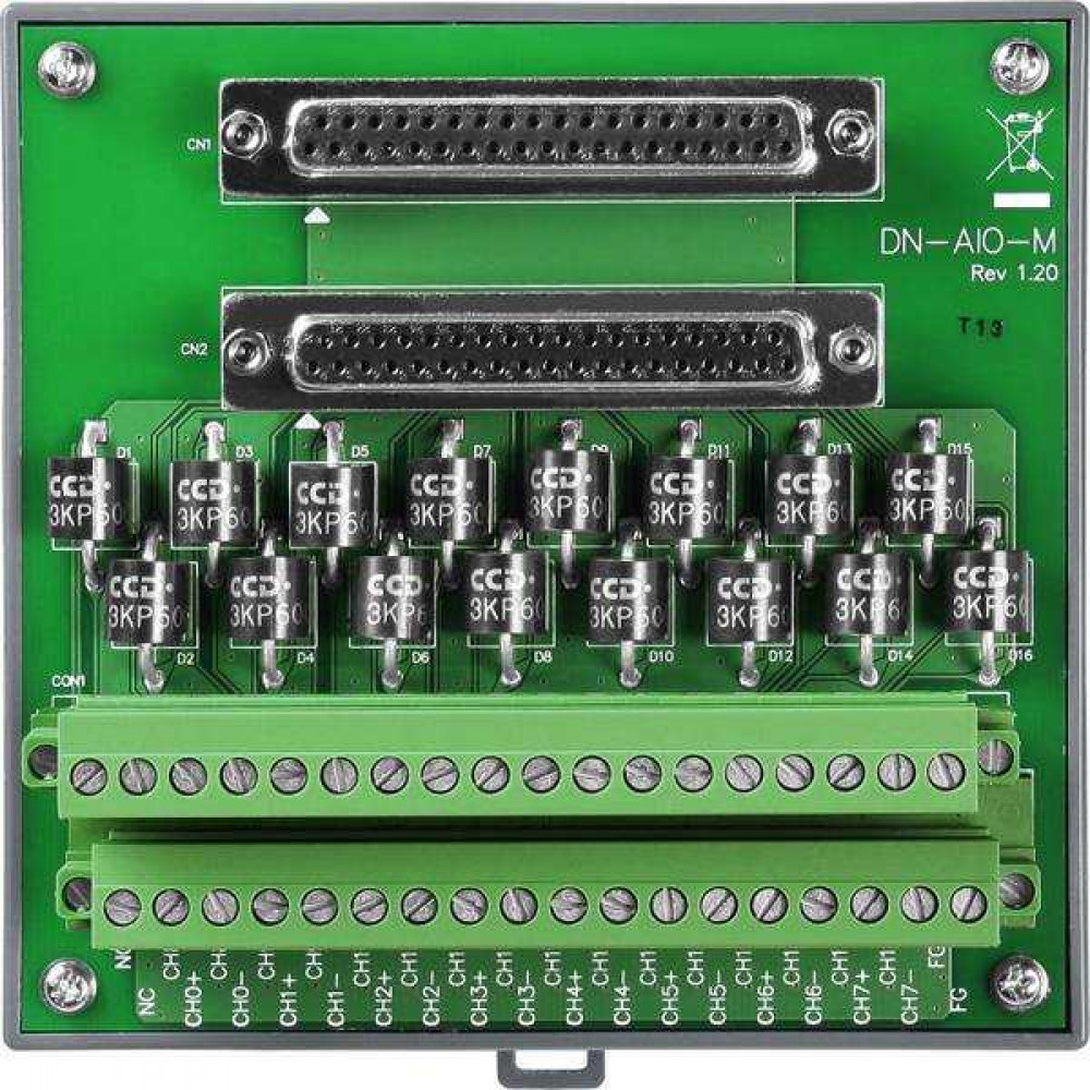 

Плата ICP DAS DN-AIO-M CR Universal termination board for analog I/O (RoHS), DN-AIO-M CR