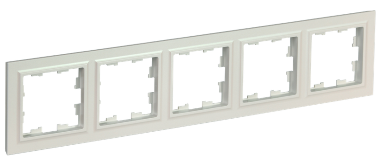 

Рамка пятерная IEK BR-M52-K36 BRITE РУ-5-БрЖ Жемчужный, BR-M52-K36