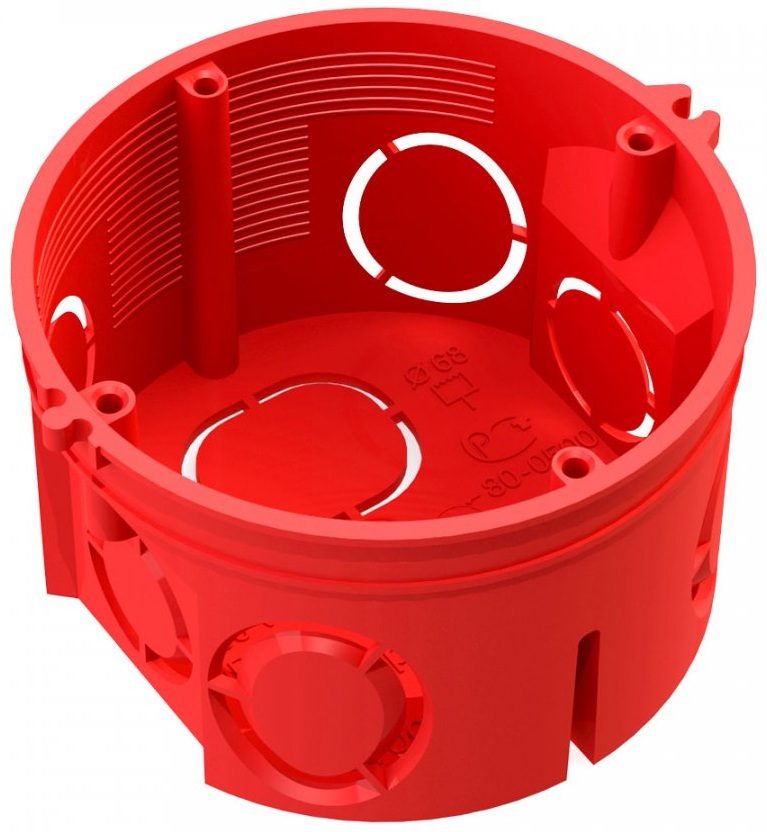 

Коробка установочная Промрукав 80-0501 безгалогенная (HF) 68х42 без соединителя, 80-0501