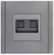фото Розетка компьютерная двойная IEK FP-K20-1-K46 в Уфе