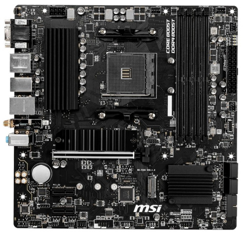 Изображение товара Материнская плата MSI B550M PRO-VDH WIFI mATX AM4