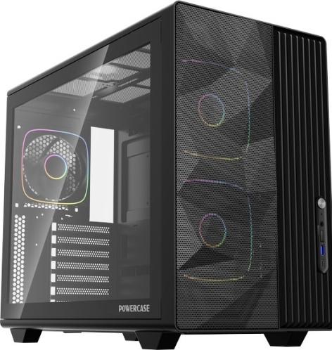 Изображение товара Корпус Powercase TX5 ATX Mid Tower с закалённым стеклом