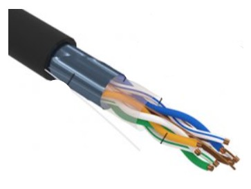 

Кабель витая пара F/UTP 5e кат. 4 пары Rexant 01-0154-R PE, 4PR, 24AWG, OUTDOOR, SOLID, черный, 305м, серия LIGHT, РФ REXANT, 01-0154-R