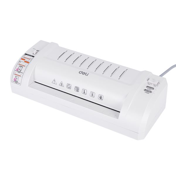 

Ламинатор Deli E3893-EU A4, (80-175 мкм), 300 мм/мин., реверс, белый, E3893-EU