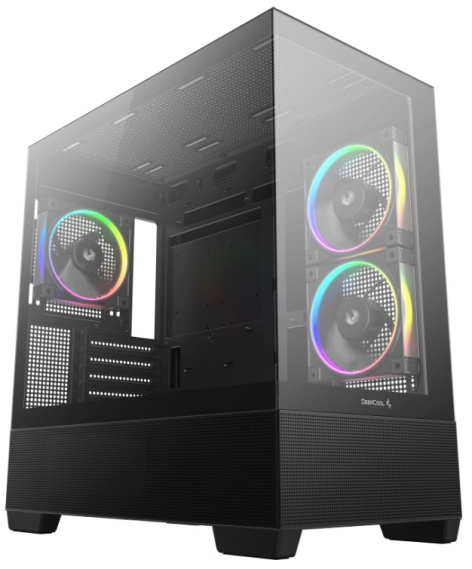 Изображение товара Корпус Deepcool CG380 3F Mini Tower с закалённым стеклом и USB Type-C