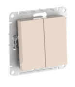 Изображение товара Выключатель двухклавишный Systeme Electric ATN000251S