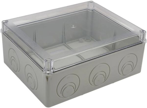 Изображение товара Коробка IEK UKO10-240-195-090-K51-55 для открытого монтажа 10 вводов