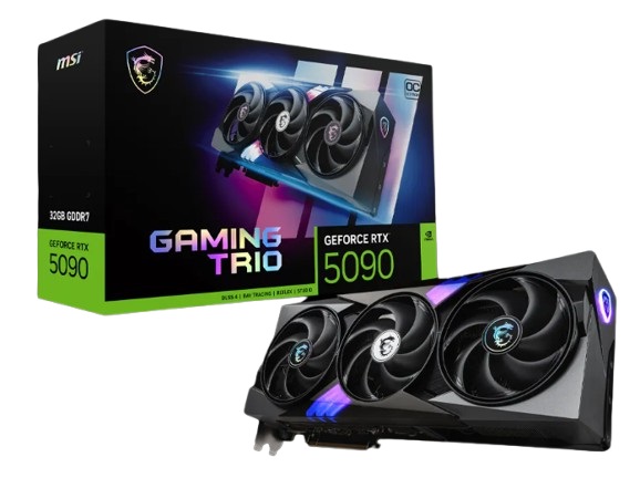 Видеокарта MSI GeForce RTX 5090 GAMING TRIO OC (RTX 5090 32G GAMING TRIO OC)