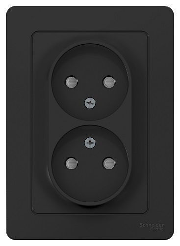 

Розетка Schneider Electric BLNRS000126 2-ая б/з со шторками, 16А, 250В Антрацит внутр, BLNRS000126