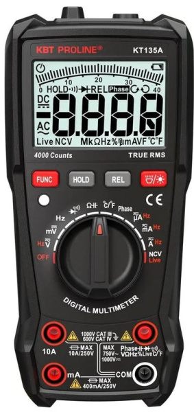 Изображение товара Мультиметр цифровой КВТ 101562