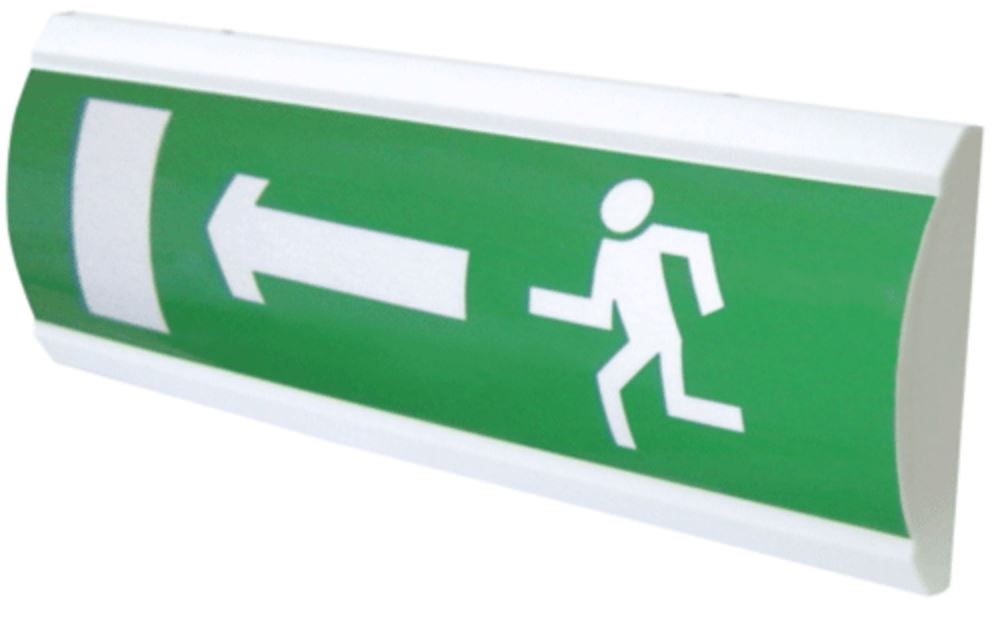 Оповещатель Электротехника и Автоматика ЛЮКС-12 "Человек стрелка влево дверь" охранно-пожарный световой табло