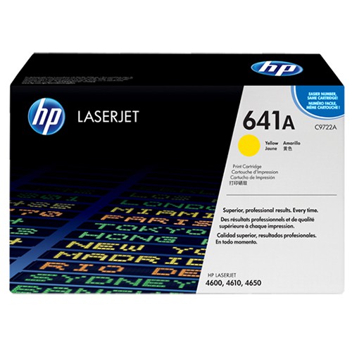 

Картридж HP 641A C9722A для принтера color LaserJet 4600 yellow, 641A
