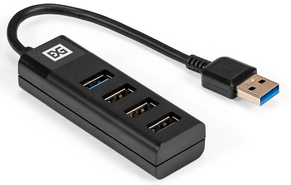

Концентратор Exegate DUB-3213 EX296923RUS 4-в-1 кабель-адаптер USB3.0/3xUSB2.0, 1xUSB3.0, Plug Play, черный, DUB-3213