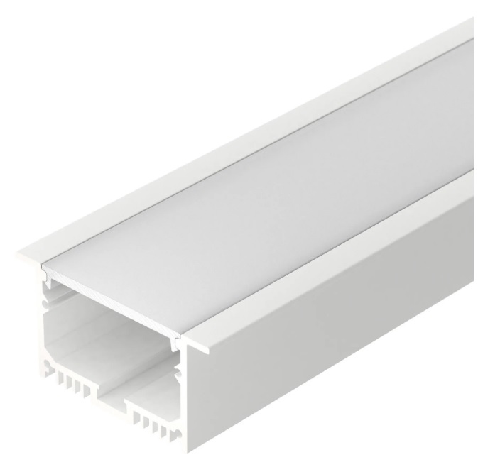 

Профиль Arlight SL-LINIA62-F-2500 WHITE+OPAL 021374 с экраном, алюминий, SL-LINIA62-F-2500 WHITE+OPAL