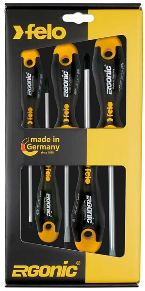 Изображение товара Набор отверток Felo 40095118 профессиональный с эргономичной рукояткой