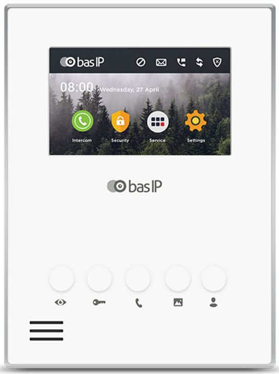Монитор BAS-IP AU-04LAF IP-домофона
