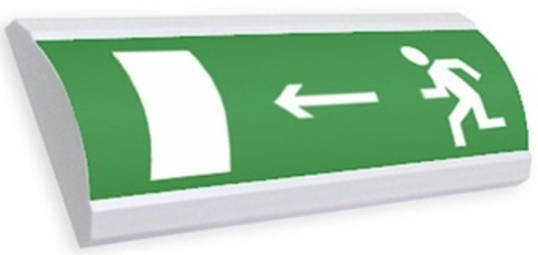 Изображение товара Оповещатель Электротехника и Автоматика ЛЮКС-24 "Человек стрелка влево дверь"