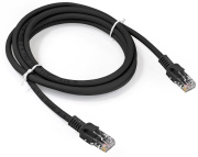 фото Кабель патч-корд U/UTP 5 кат. 2м Exegate UTP-RJ45-RJ45-5e-CU-2M-BK