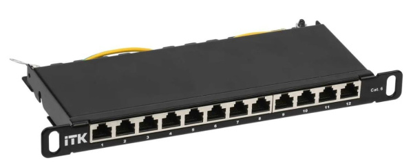 фото Патч-панель 10", 12xRJ45, STP, Кат. 6 ITK PP12-D05UC06S-D05-10 в Перми