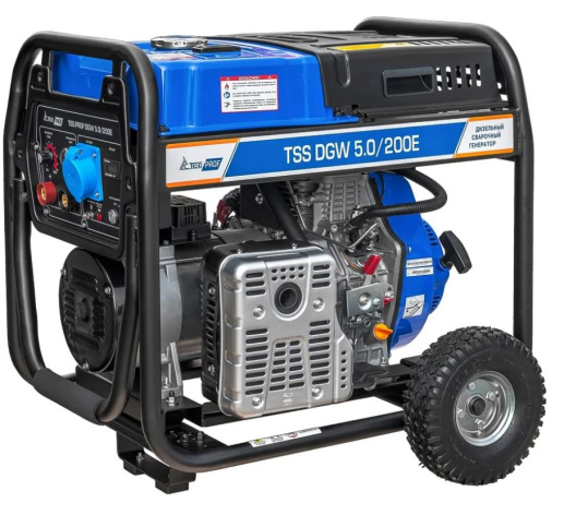 Изображение товара Генератор дизельный ТСС PROF DGW 5.0/200E