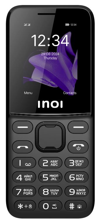 

Мобильный телефон INOI 140 Classic Lite 6297001537732 4G Black, 140 Classic Lite