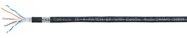 фото Кабель витая пара SF/UTP 5e кат. 4 пары Cabeus IE-4-PATCH в Ростове-на-Дону
