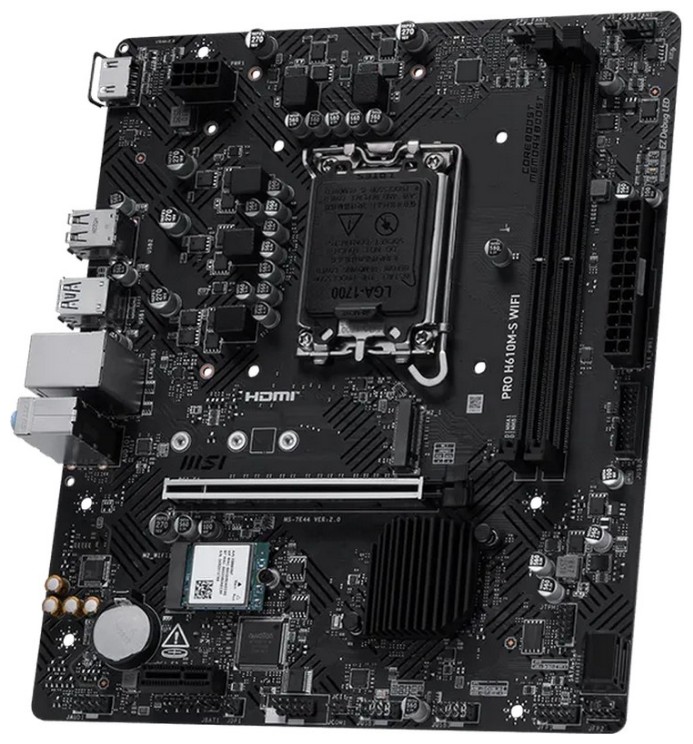 Материнская плата MSI PRO H610M-S WIFI, LGA1700