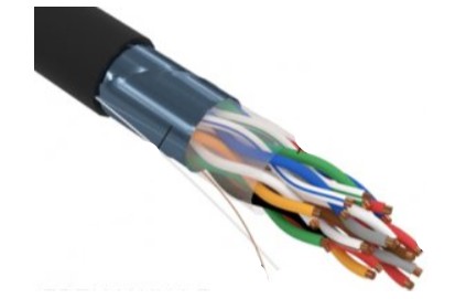 

Кабель витая пара F/UTP 5e кат. 10 пар Rexant 01-1204-R PE, 10PR, 24AWG, OUTDOOR, SOLID, черный, 305м, РФ REXANT, 01-1204-R