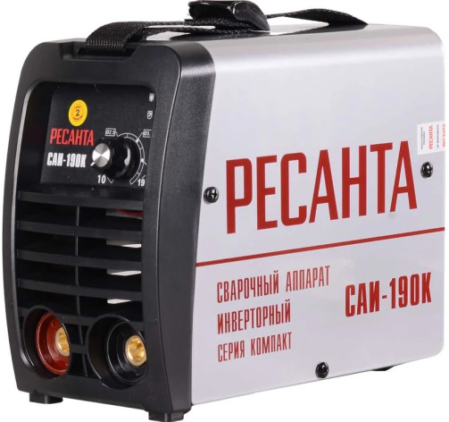 Изображение товара Инверторный сварочный аппарат Ресанта САИ190К с диапазоном до 190 А