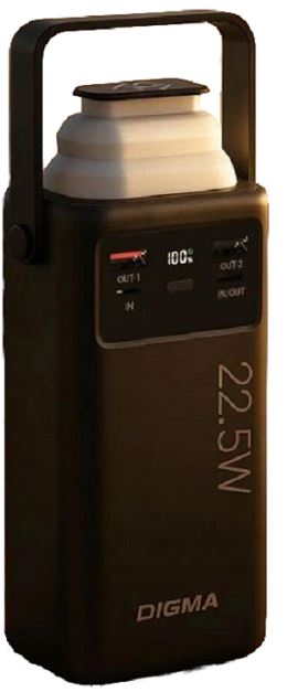 

Аккумулятор внешний портативный Digma DGPF30B 30000mAh QC3.0/PD3.0 22.5W 3A 4xUSB-A/2xUSB-C черный, DGPF30B