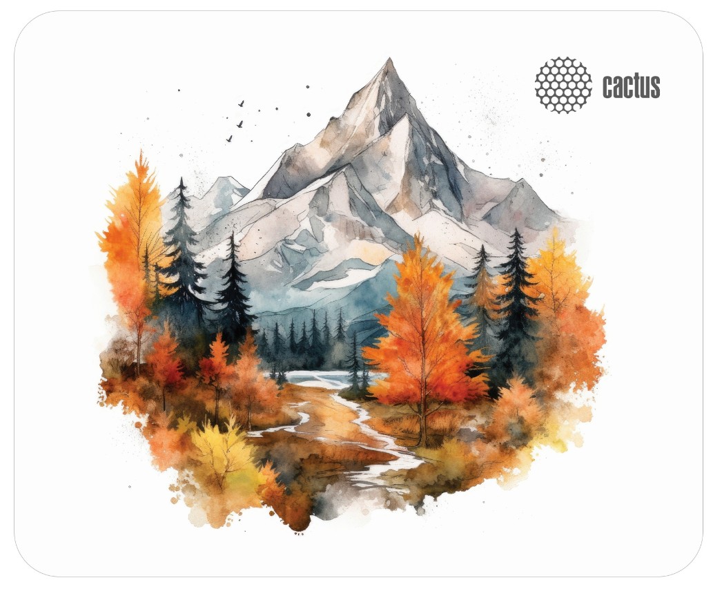 

Коврик для мыши Cactus CS-MP-P10XS Autumn mountains 220x180x2мм, CS-MP-P10XS
